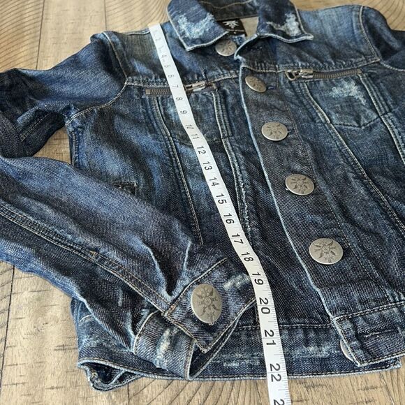 Thomas Wylde Designer π©βπ¨ Diamond π π Denim Jacket Unique Buttonsβand Zips! - Picture 16 of 17